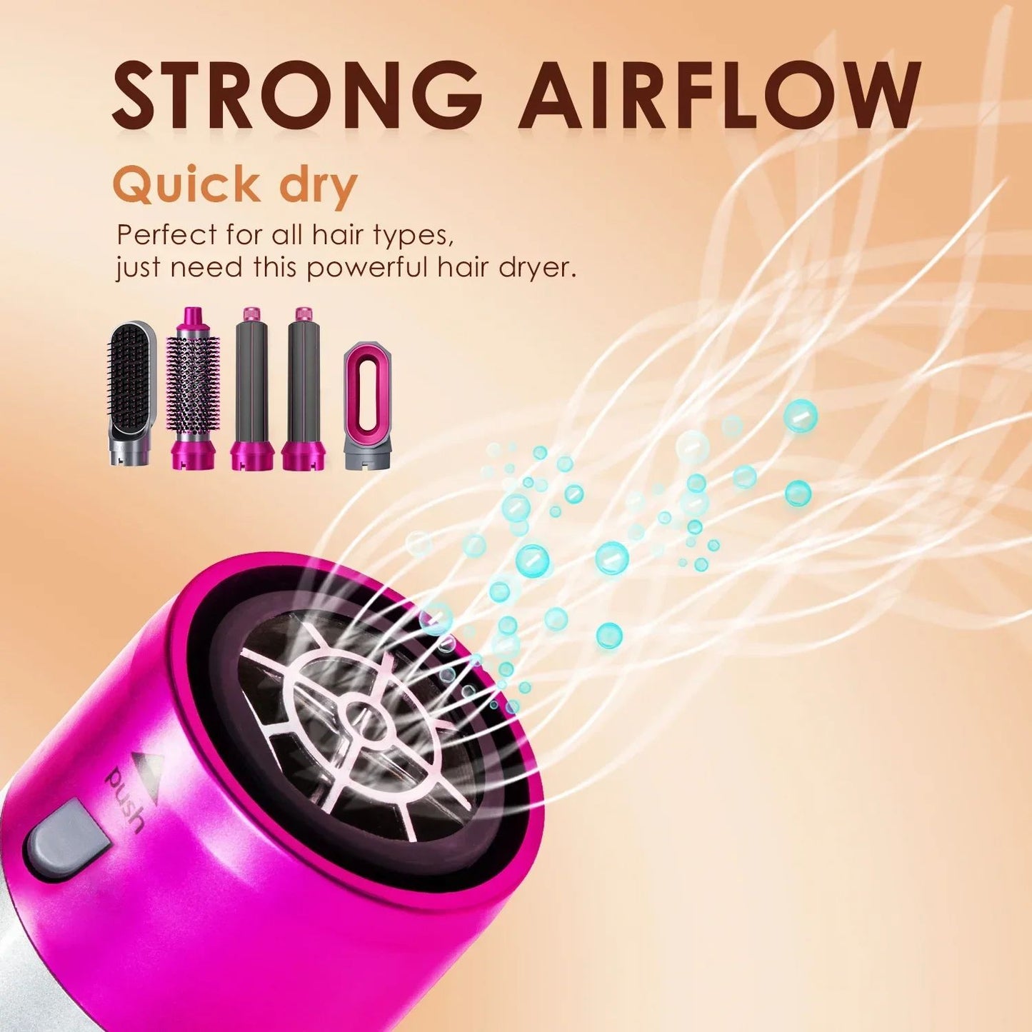 AirBrush™ MultiStyler - Secador 5 en 1